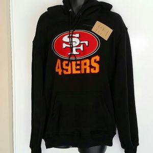 Mens Sweatshirt San Francisco 49ers Black XXL